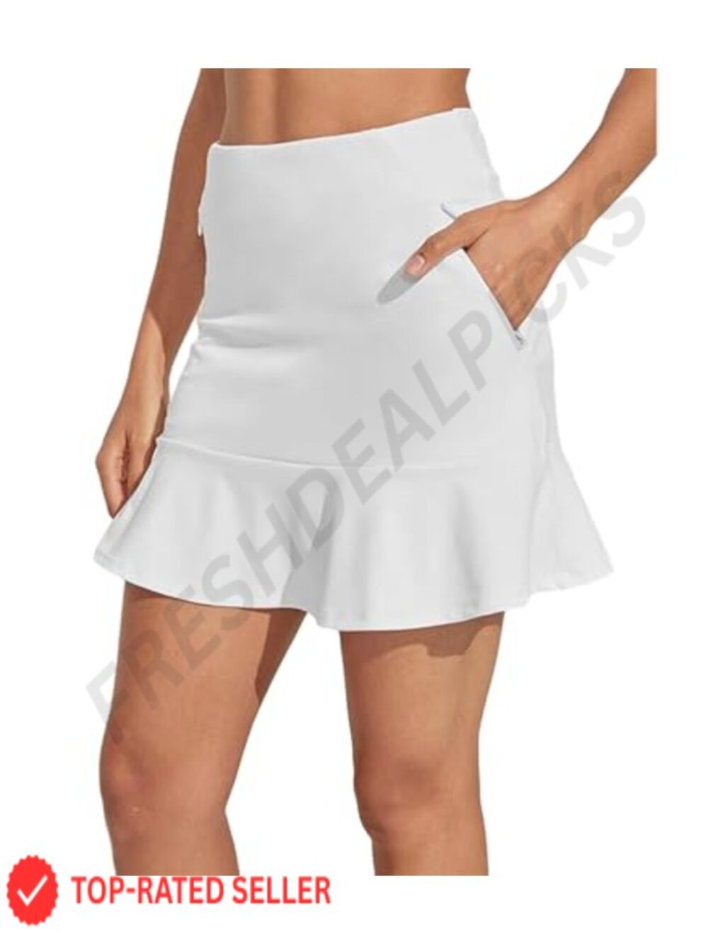 Women's Golf Skirt High Waisted Tennis Skort with Pockets UPF 50+